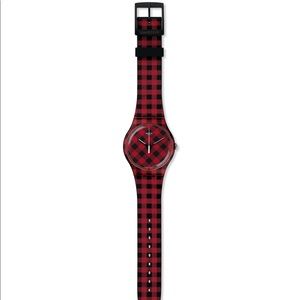 Swatch Silicone New Gent Watch - Adelboden